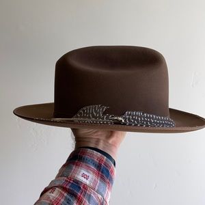 Stetson 1865 Distressed Open Road Western Hat